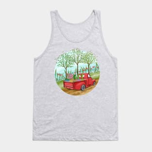 Vintage Plant Truck Tank Top